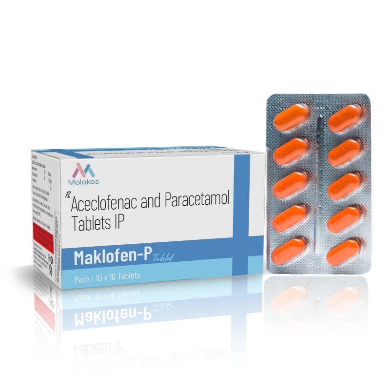 ACECLOFENAC 100MG + PARACETAMOL 325MG