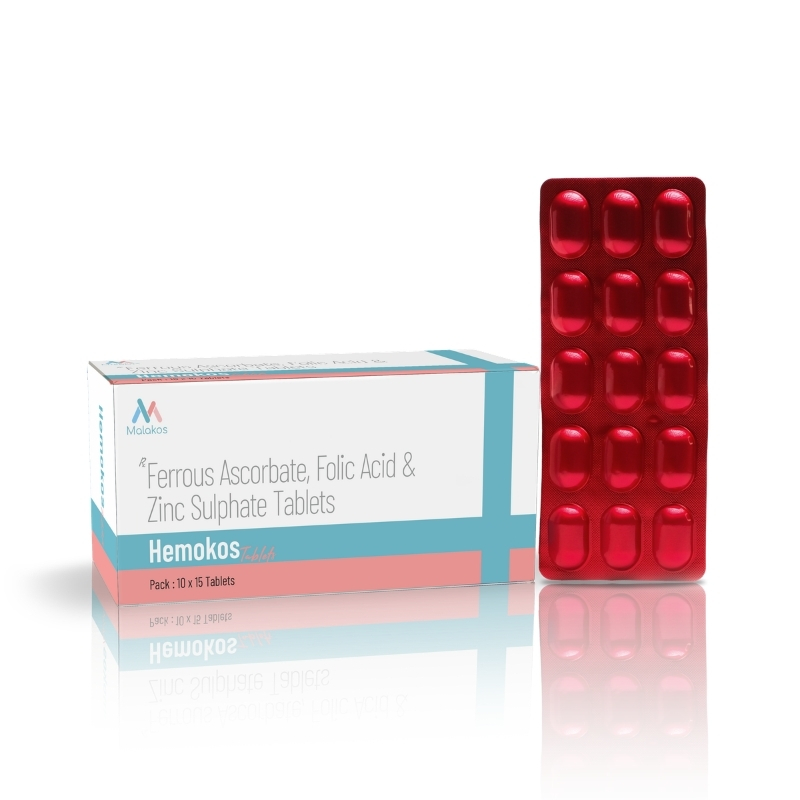 FERROUS ASCORBATE 100MG+FOLIC ACID 1.5MG+ZINC 22.5 MG